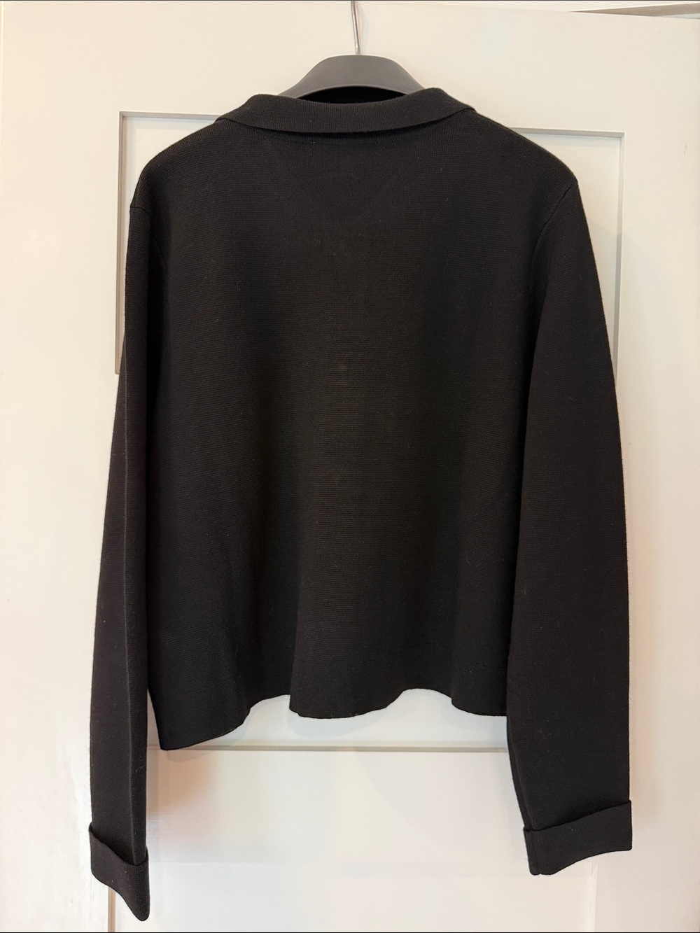 NWT Sezane Betty Cardigan - Black with Gold Buttons - Picture 6 of 6